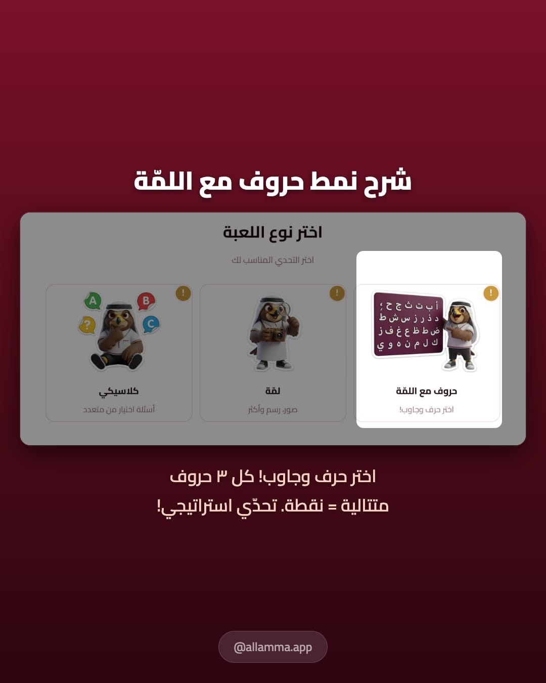 شرح نمط حروف